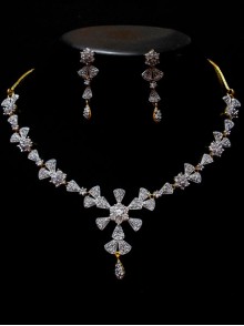 CZ Necklace Set